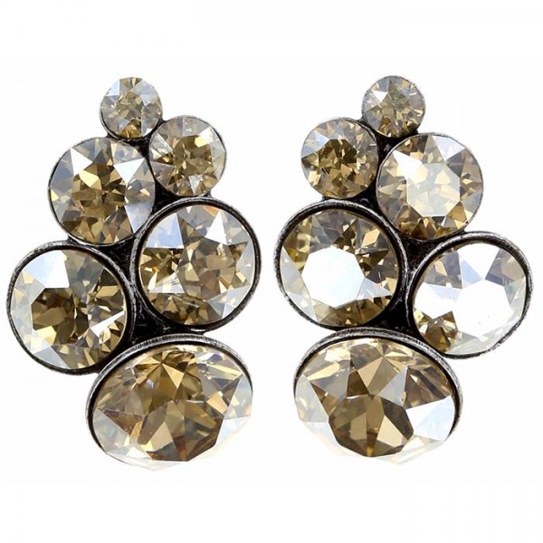 Konplott Petit Glamour Ohrstecker in beige
