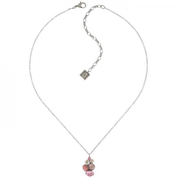 Schicke Halskette aus der Konplott Kollektion Petit Glamour in beige pink