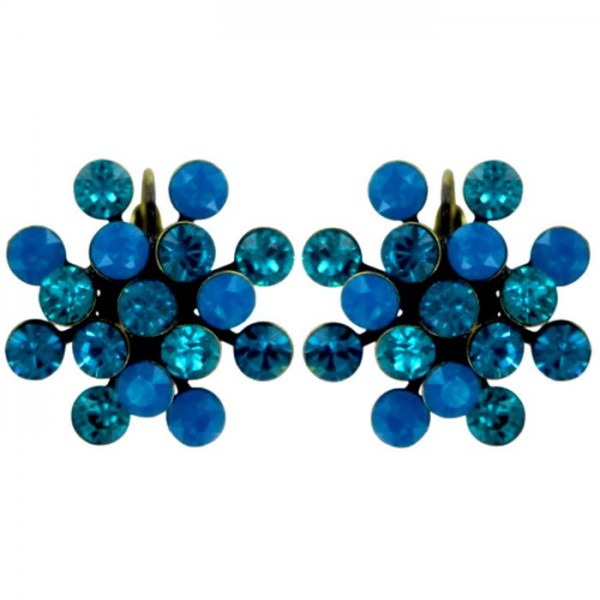 Konplott Ohrringe Magic Fireball in blau multi