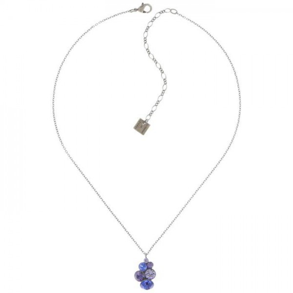 Blau lila Halskette aus der Konplott Kollektion Petit Glamour