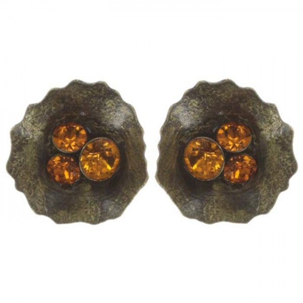 Konplott Samurai Bloom Ohrstecker orange