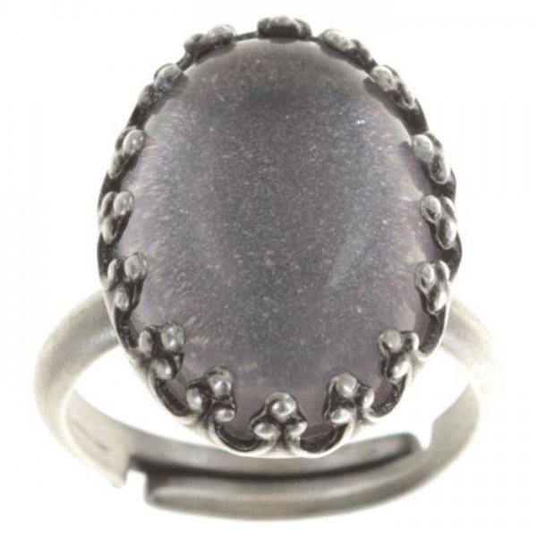 Konplott Chinoiserie Ring weiß grau