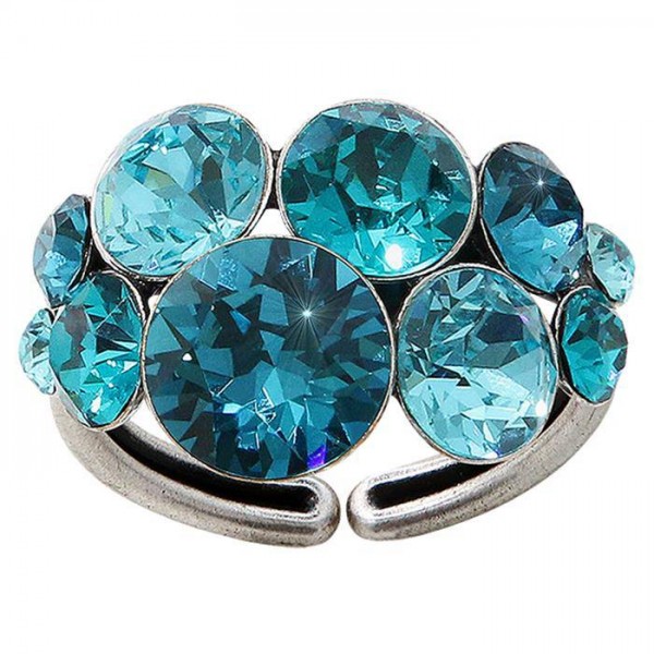 Konplott Ring aus der Kollektion Petit Glamour in einem schönen blau