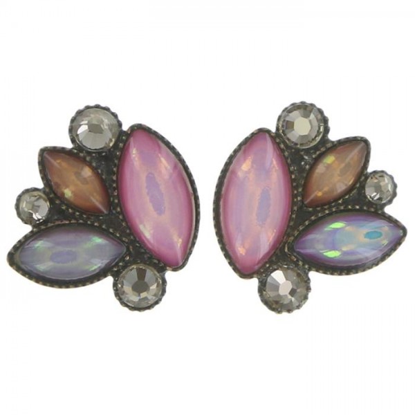 Konplott Ohrstecker Dance with Navette pastel multi