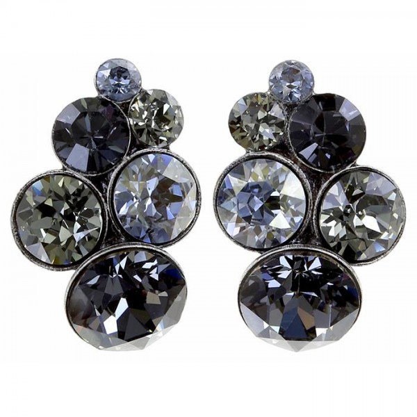 Konplott Petit Glamour grauer Ohrstecker