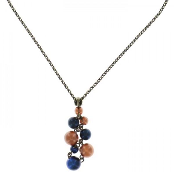 Konplott Caviar de Luxe Kette blau braun