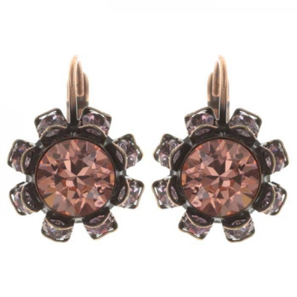 Elegante Konplott Ohrringe in pink aus der kollektion Tropical