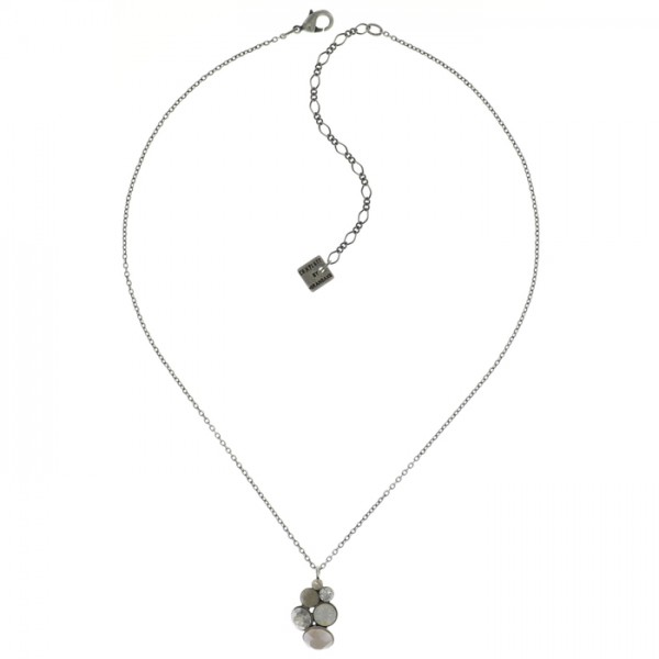 Konplott Petit Glamour Kette weiß beige