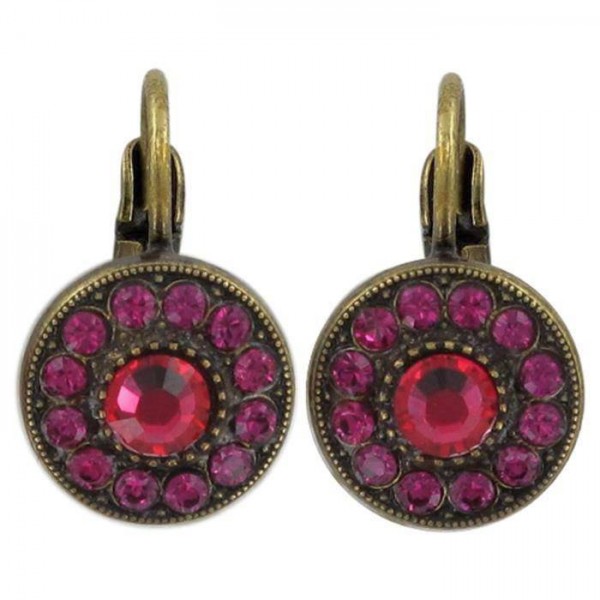 Konplott peppige Spell on you Ohrringe erstrahlen mit pinken Swarovski Elements