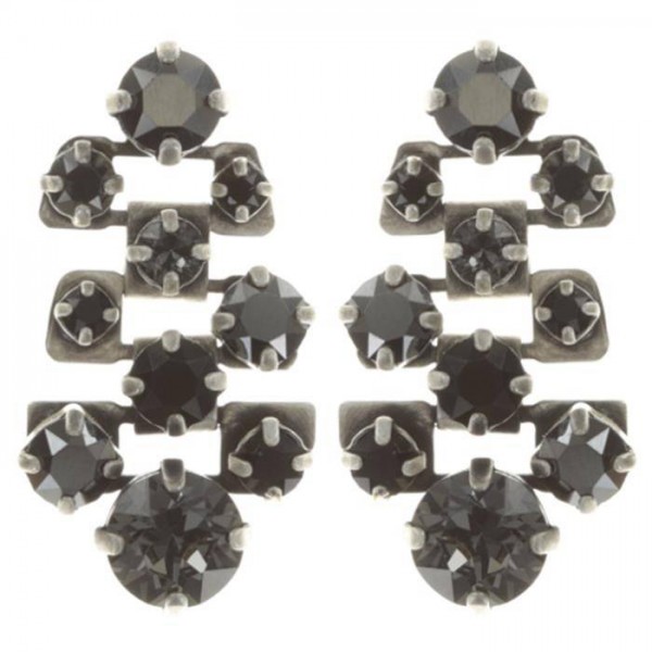Konplott Love Me Tender,Love Me Sweet schwarze Ohrstecker