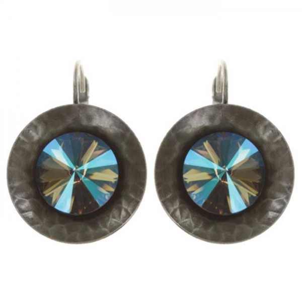 Konplott Rivoli Concave Ohrringe blau lila