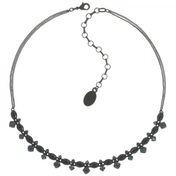 Konplott Mini Treasure schwarze schicke Kette