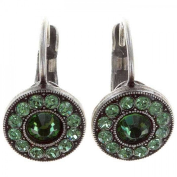 Konplott Spell on you Ohrringe erstrahlen mit gruenen Swarovski Elements