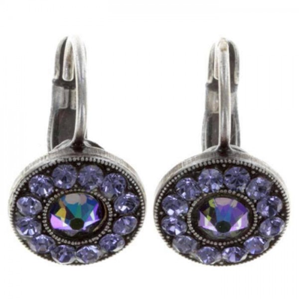 Konplott Spell on you Ohrringe in lila erstrahlen mit funkelnden Swarovski Elements