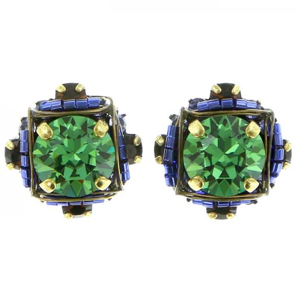 Konplott Byzantine Ohrstecker in multi und gruen
