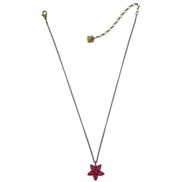 Konplott Halskette Twisted Flower pink
