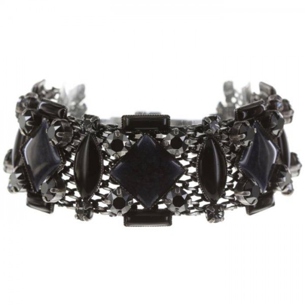 Art Deco Armband von Konplott mit grauen Accesoires