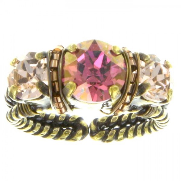 Konplott Byzantine Ring in pink und beige