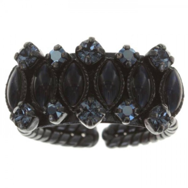 Konplott Mini Treasure schwarzer schicker Ring