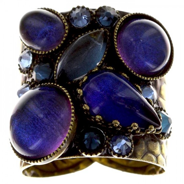 Konplott Jelly Fish Wedding dunkelblauer Ring