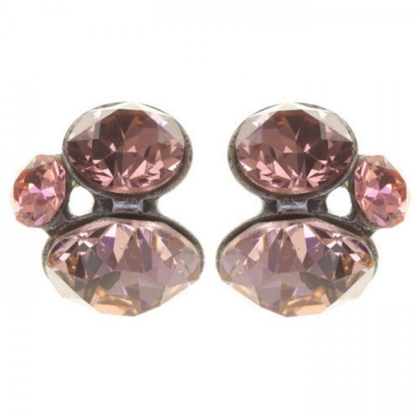 Konplott Disco Star Ohrstecker rose