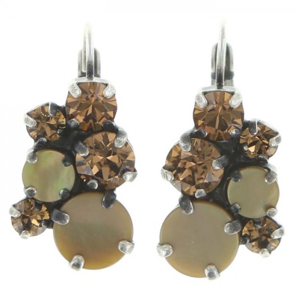 Elegante Konplott Ohrringe mit versch. Materialien