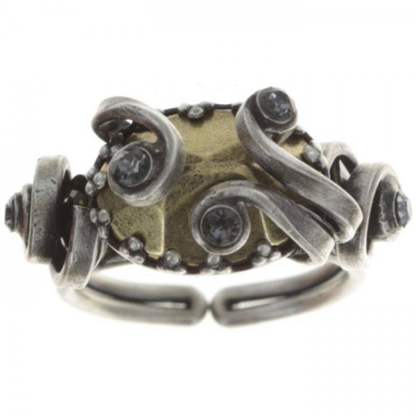 Konplott Dragon Shield Ring grün