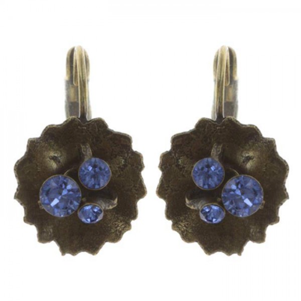 Konplott Samurai Bloom Ohrringe blau grün